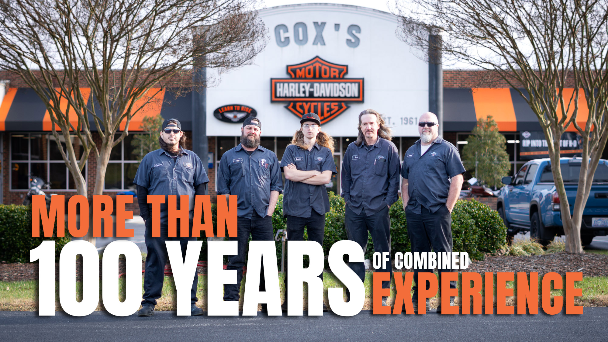 More than 100 years of combined experience